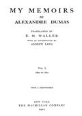 My Memoirs, Vol. I, 1802 to 1821