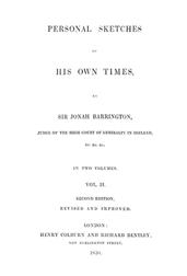 Personal Sketches of His Own Times, Vol. 2 (of 3)