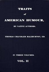 Traits of American Humour, Vol. II of III