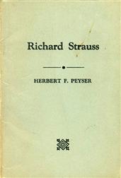 Richard Strauss / Herbert F. Peyser