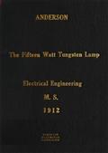 The Fifteen Watt Tungsten Lamp